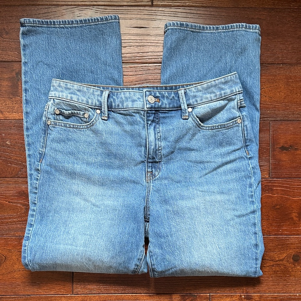 Talbots Women’s Straight Bootcut Blue Jeans Sz 8 P.